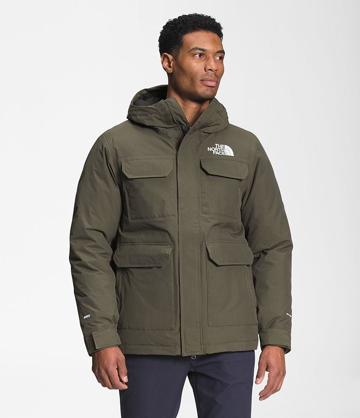 The North Face Winterjas Heren Cypress Parka BMPT26538 - Donkergroen